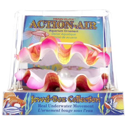 Penn Plax Action Aerating Giant Clam - 4.5\