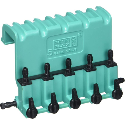 Penn Plax Lok-Tite Plastic Valve with Hanger 5 Gang Valve - 1 count