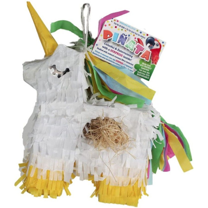 Penn Plax Large Unicorn Piniata Bird Toy - 1 count